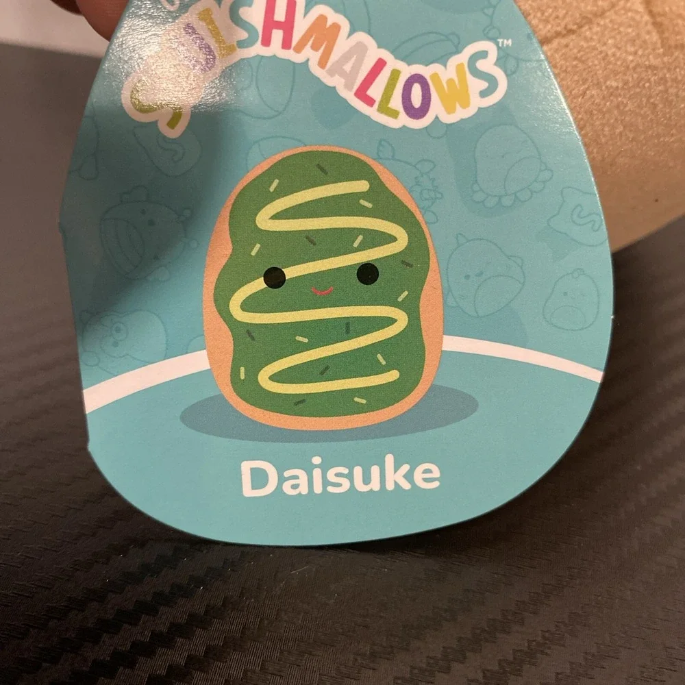 Squishmallow Daisuke the Matcha Donut 5‎ inch Plush Green Frosting NEW with Tags